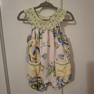 Matilda Jane lavender ruffle butt romper